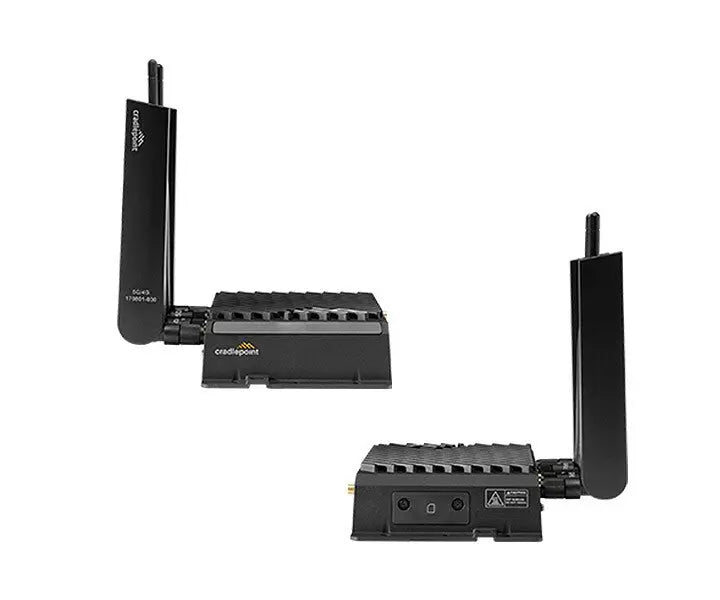 Ericsson Cradlepoint R920 with different views – Ruggedized LTE and security appliance designed for vehicle and IoT deployments.