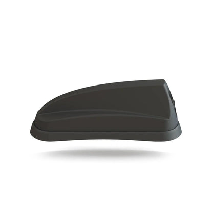 MiMo 5 in 1 Sharkee 5G Antenna in black – Compact OEM style shark fin housing with 2x2 MiMo for 5G/4G/3G/2G and active GPS functionality.