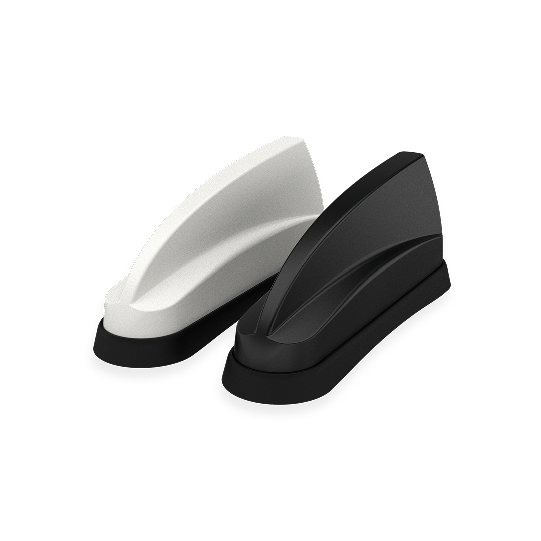 Panorama SHKG-6-60 Sharkee sharkfin antenna in black and white