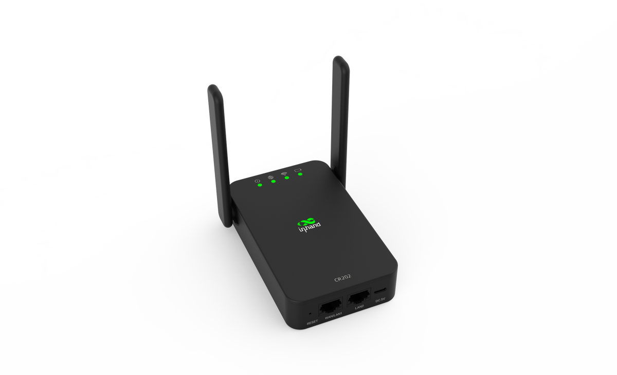 InHand CR202-Lite portable LTE router with foldable antennas