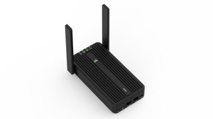 InHand CR602 5G compact router showing ports and USB-C