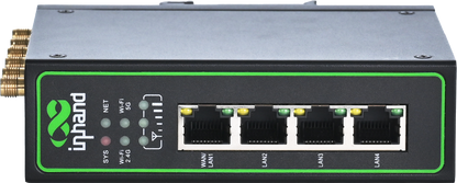 InHand IR624 industrial 5G router, front view