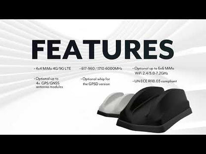 Panorama GP-IN2670 9:1 Antenna Kit with 4x4 MIMO 4G/5G, 4x4 MIMO WiFi & GPS Overview