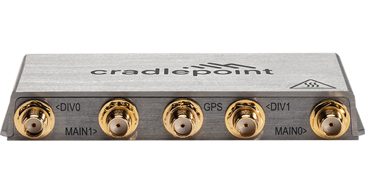 Cradlepoint MC400-1200M-B modular LTE modem, front with dual SIM slots